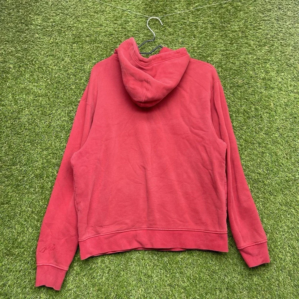 Air Jordan Hoodie Mens Medium Sweatshirt Sportswear Pullover Jumpman Y2K Red